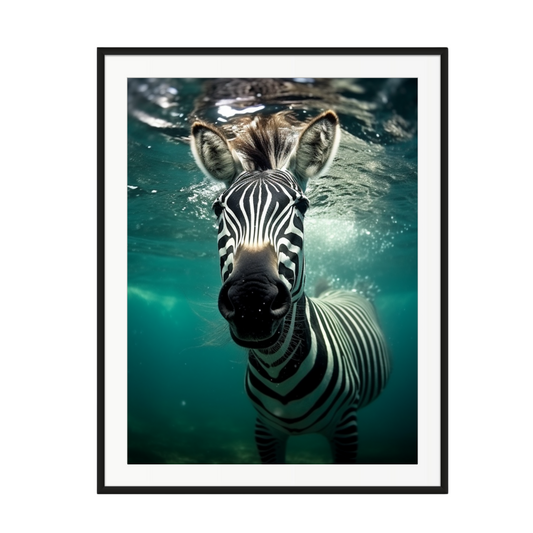 Swimming Zebra