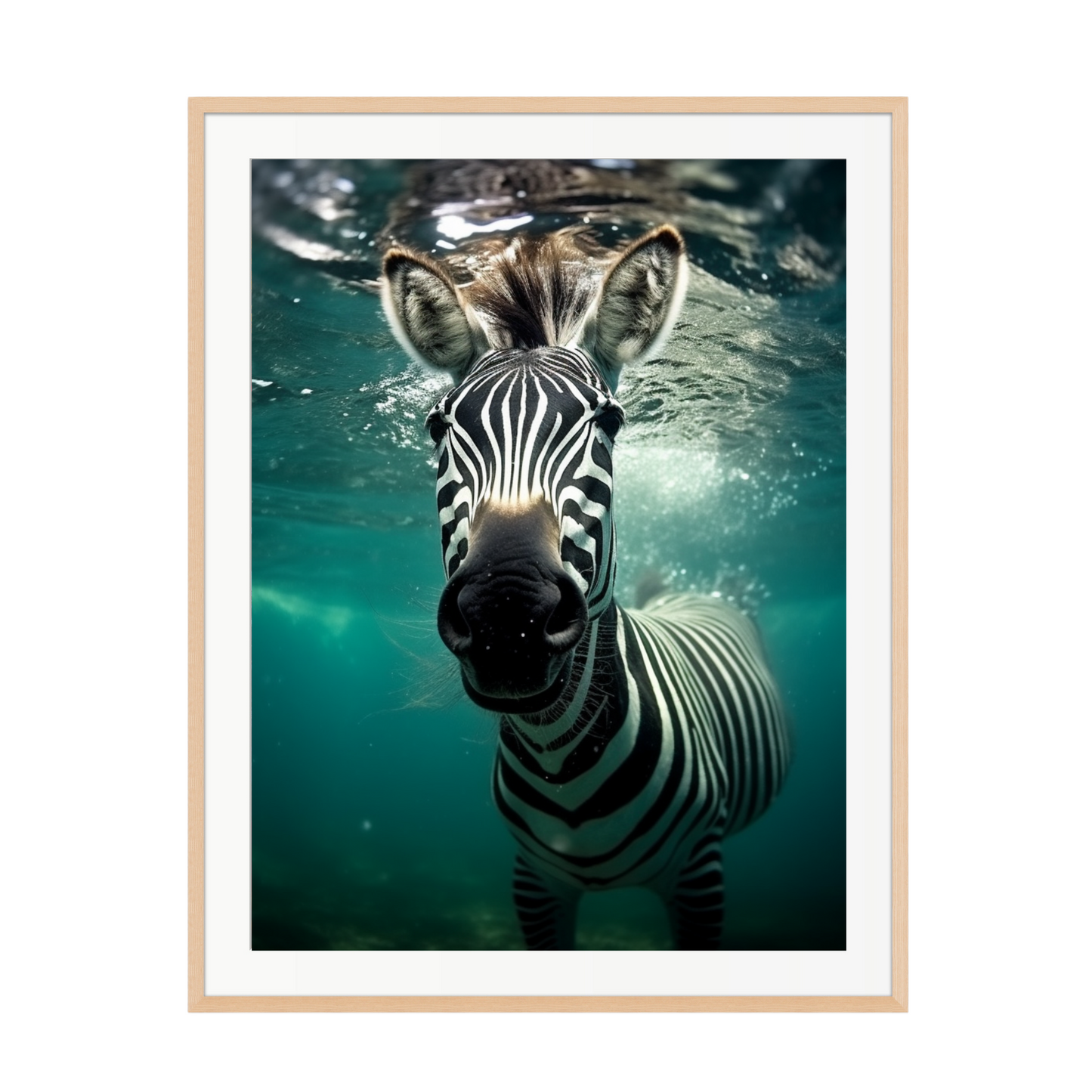 Swimming Zebra